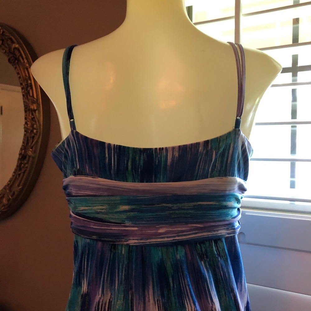 Ann Taylor Maxi Dress Multicolored Print - Picture 7 of 9